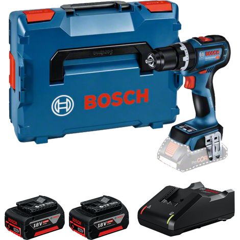 Bosch Akku-Schlagbohrschrauber GSB 18V-90 C, 2x 4,0 Ah und Ladegerät in L-BOXX (1/5)