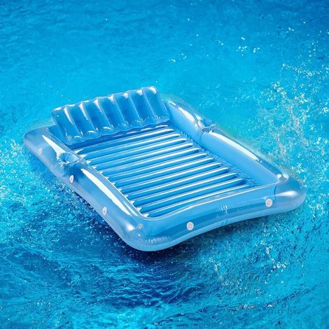 Matelas de plage - Chaise gonflable de piscine Matelas de piscine - Matelas gonflable de piscine - Chaise gonflable de piscine adulte enfant (208130Cm) (1/3)