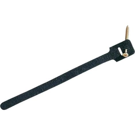 Fastech 894-008 brida de sujeción autoadherente negra 225 mm