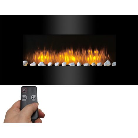 Classic Fire Cheminée d'ambiance Noir H48xl12xL94cm (1/5)
