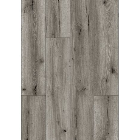 Mexen Ontario échantillon de panneaux vinyles 1240 x 182 mm SPC 6,5 mm, sous-couche IXPE 1,5 mm, 4 V-Fuga, Chêne - F1003-S (1/5)