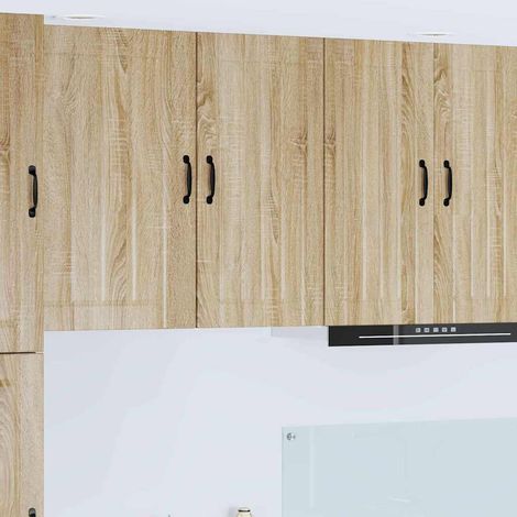 Wall Cabinet LUCCA Sonoma Oak 40 x 31 x 80 cm Engineered Wood vidaXL