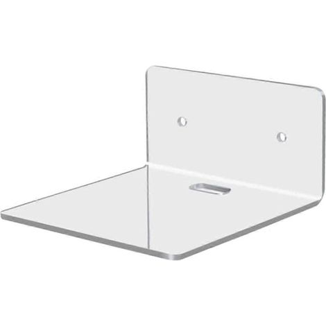Lot de 4 supports flottants modernes en acrylique transparent pour haut-parleurs et miniatures