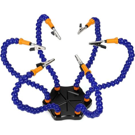 Troisième main avec 6 bras flexibles et support (1/2)