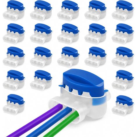 Lot de 20 connecteurs de câble étanches 314 pour robot tondeuse, connecteurs de câble pour robot tondeuse à gazon, tondeuse à gazon, jardin, extérieur (1/5)