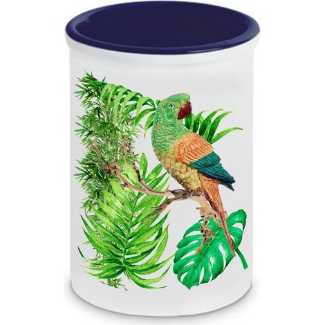 Pot à stylos en céramique Perroquet Cbkreation