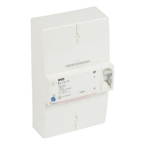 Legrand – Disjoncteur tétrapolaire 30A – Différentiel 500mA instantané – Protection contre surcharges et courts-circuits – Compatible installations tarif bleu (1/5)
