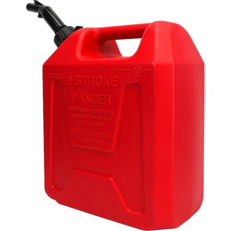 Réservoir de stockage de carburant/fioul de 10 L, antistatique, antichoc, avec arrêt automatique, portable et sécurisé, pour camping-car, SUV, bateau à moteur, rouge. (1/5)