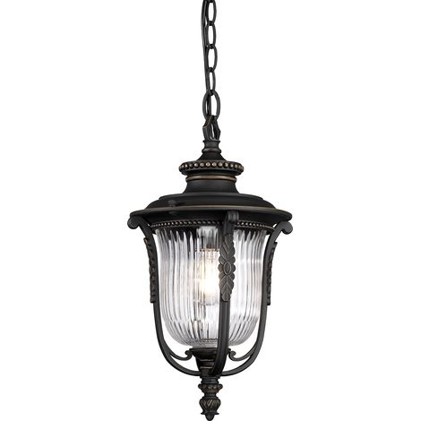 Elstead Luverne - Lanterna a catena da soffitto a 1 luce bronzo lucidato, E27 (1/5)