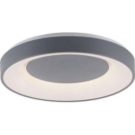 JUST LIGHT Plafonnier LED 14326-18 gris, 26,5 W, 3300 lm, CCT.