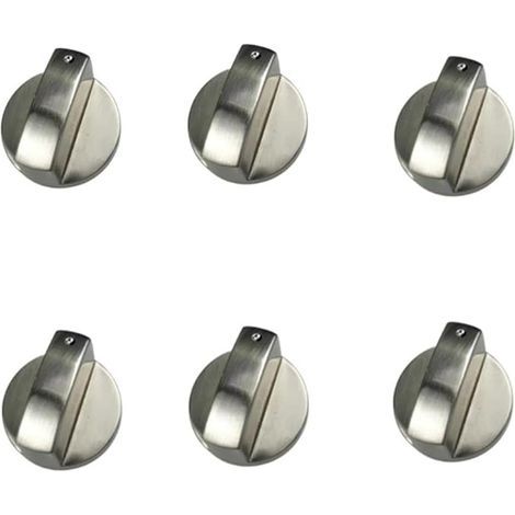 Hob Knobs 6mm Gas Cooker Knob Universal Handles Control Knob for Oven and Gas Stove