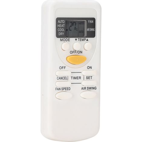 Robuste, weiße ABS-Fernbedienung für Klimaanlagen, Zubehör kompatibel mit den Modellen A75C2665, A75C2663, A75C2664 und A75C2953 (1/5)