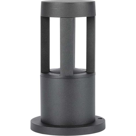 Lámpara LED de jardín V-TAC, 10 W, COB, color negro, altura: 25 cm, blanco frío, IP65