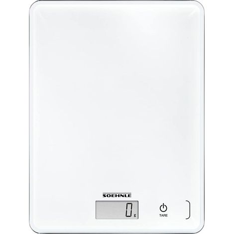 Bilancia cucina Soehnle Compact 300 bianca 20x15 cm (1/5)