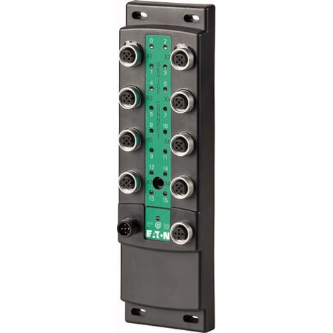 Module-bloc E/S SWD IP69K 16 E 24 V DC avec alim 8 E/S M12 femelles 000174744 EATON EU8E-SWD-16DX (1/3)