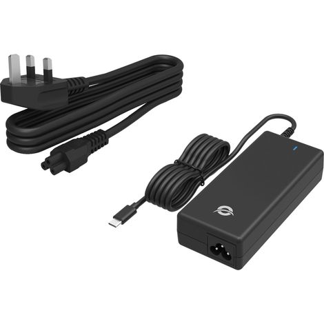 CONCEPTRONIC Ladegerät 1Port 100W GaN,USB-C UK Stecker sw