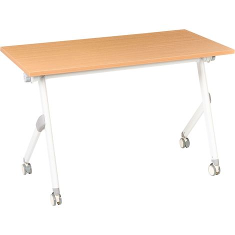 Zusammenklappbarer Schreibtisch BENDI Braun 120 cm 60 cm