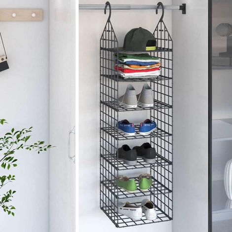 Hanging Closet Organiser with 7 Shelves vidaXL (1/5)