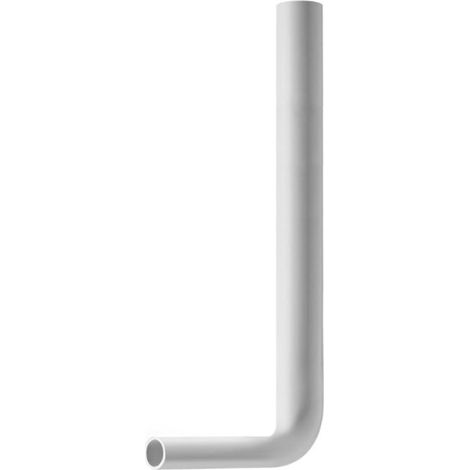 Tubo di cacciata per cassetta scarico wc Ø50/32 mm lunghezza 1000 mm in pvc bianco bampi crivel06 (1/2)