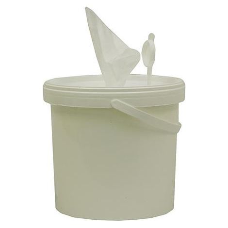 Salviette umidificate universali in polipropilene bianco/viscosa