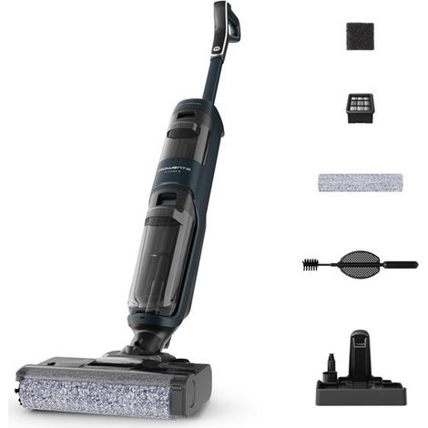 Aspiradora Lavadora 2 en 1 420 rpm 35 min Eco 20 min Máx 4h30 Carga 730 ml/440 ml Pantalla LED Auto-limpieza Base Accesorios V - Gpe S