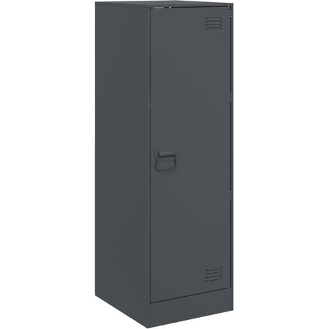 Credenza cassettiera armadio contenitore organizer cucina soggiorno soggiorno 34,5 x 39 x 107 cm acciaio antracite 020029692