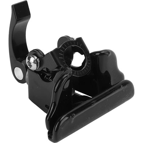 Support de montage d'antenne radio rotatif à 180° en acier inoxydable noir antirouille pour camions, camping-cars et véhicules tout-terrain (1/5)