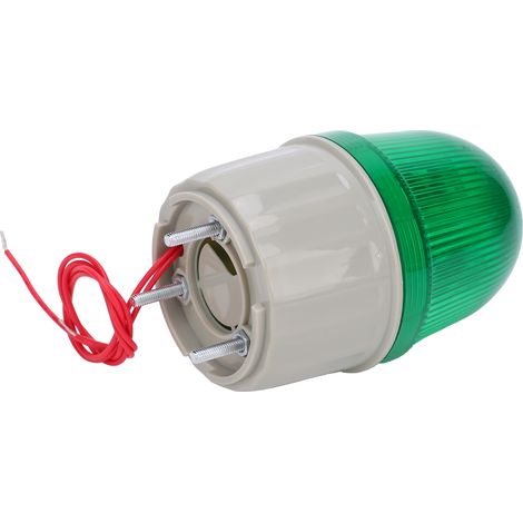 Lampe LED d'avertissement BERM avec alarme sonore et lumineuse BEM-2071 5W 220V AC Vert (1/5)