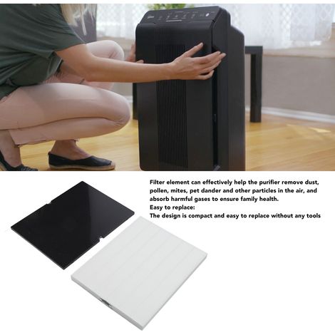 Ortviai Filtre purificateur d'air HEPA + charbon actif pour Winix 5500-2, référence 116130, en fibres de coton (1/4)