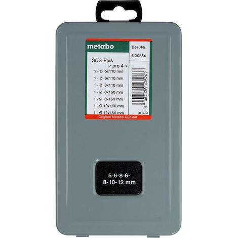 Set di punte per perforatori a martello SDS-plus Pro 4, 7 pezzi, con valigetta SDS-Plus