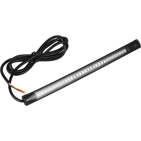 Éclairage de plaque d'immatriculation LED pour moto, feu arrière LED rouge et jaune multifonctionnel, 12-15 V (1/5)