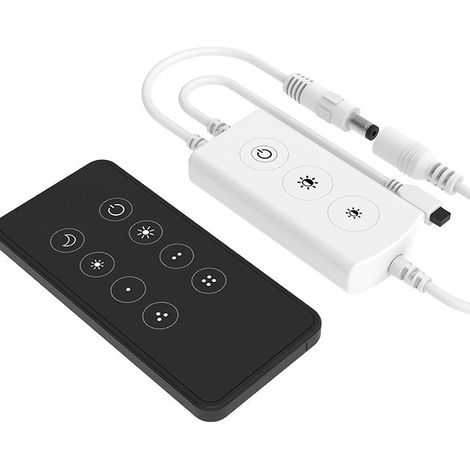 Constant voltage LED dimmer 5-24V DC, 1 channel 5A, infrared, 3 buttons, F1-D+RC1
