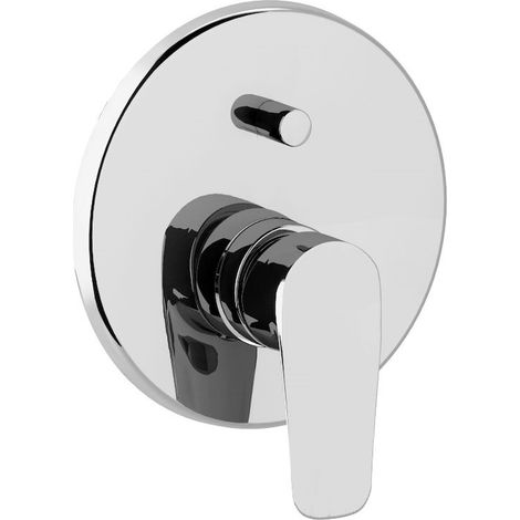 Miscelatore incasso doccia, 2 vie - ecostyle - con deviatore - cromato