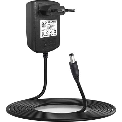 Transformateur Adaptateur Universelle DC 24V 3A, 72W Alimentation AC 110-240V 50/60HZ Adapter Secteur Chargeur Jack 5,5 x 2,5 mm 3000mA Max Transformateur pour l'électronique Domestique, Noir (1/5)