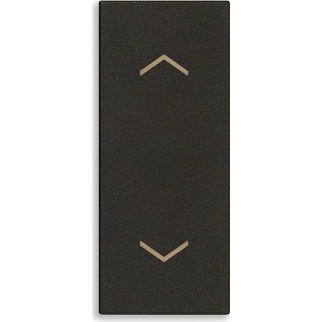 Pulsante commutatore 2P 10A nero Linea vimar 30061.G