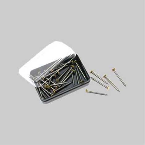 Chiodini per ganci per quadri 30 mm - blister 15 pezzi (12 confezioni) (1/2)
