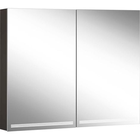 Schneider GRACE TW Armoire de toilette avec éclairage, 2 portes