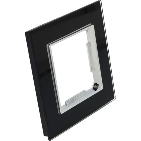 Marco 1 Modulo Cristal templado Negro
