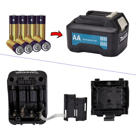 Makita ADP09 CP00000001 8x AA 1.5v Battery Adapter Fit SK700GD SK700G 12v Lasers
