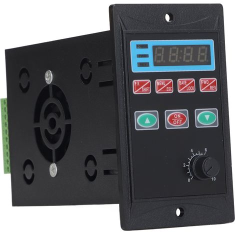 Pompe à eau Variateur de fréquence 400W Mini Convertisseur 220V Monophasé Sortie Triphasée 0-220V Régulateur de Vitesse Moteur (1/5)