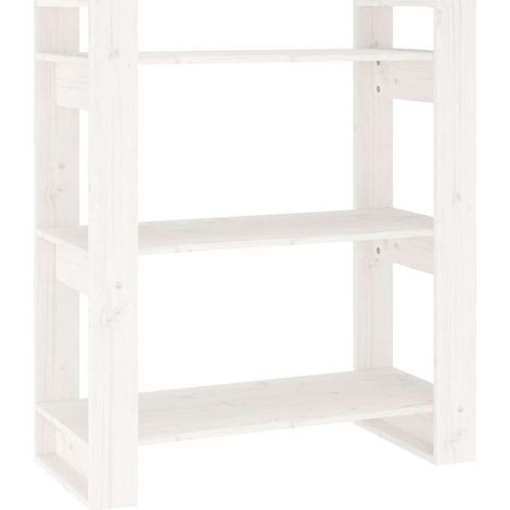 Maison Exclusive - Estantería/divisor de espacios madera pino bla (1/5)