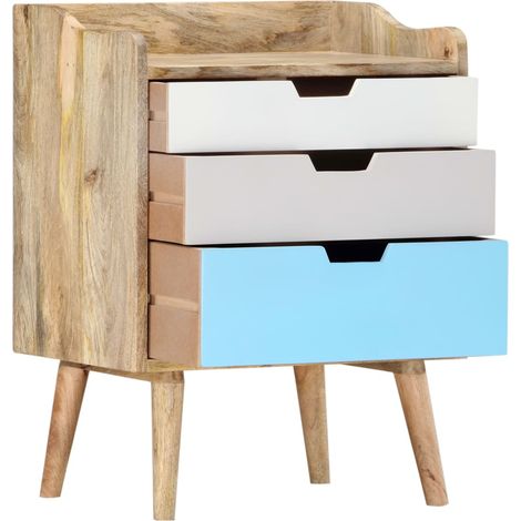 Maison Exclusive - Comodino 47x35x63 cm in Legno Massello di Mango