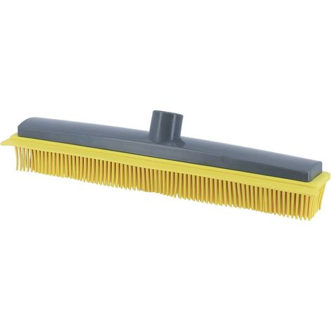 Tete de balai en caoutchouc tpr avec raclette 30 cm - gris/curry - Tendance (1/5)