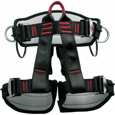 Harnais Sécurité - 5 Points Avec Anneaux Avant Poitrine Dos et Taille - Pour Travaux en Hauteur Élagage Construction Alpinisme - Taille Unique Réglable