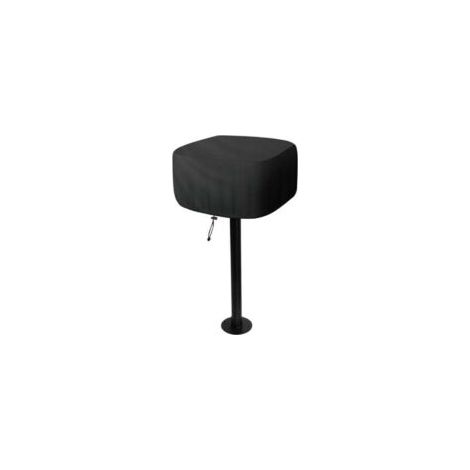 Telo di copertura rettangolare per barbecue da parco, realizzato in tessuto Oxford 210D impermeabile, adatto a barbecue di dimensioni 62 x 60 x 50 cm. - Crezuo