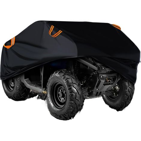 Housse imperméable de haute résistance pour ATV résistante intempéries pour parking extérieur, exposition solaire, voyages, hiver et environnements poussiéreux (1/5)