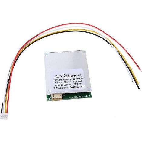 Batterie au lithium portable 3S 12V 100A pour carte de protection à usage domestique et industriel (1/5)