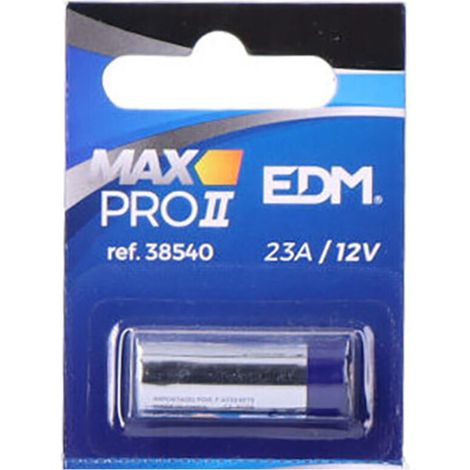 Pile alcaline max-pro 23a 12v télécommande ø10,3x28,5mm