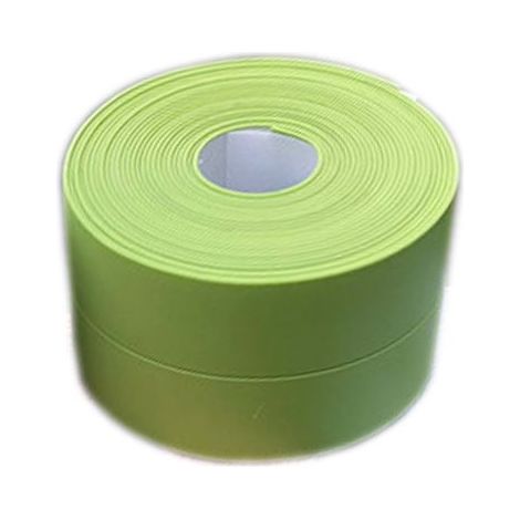 (2 pièces Vert)Plinthe souple - Bande d'extrémité pour cuisine et salle de bain 22 mm 3,2 m, joint auto-adhésif, bande pliante flexible, joint d'étanchéité (1/4)