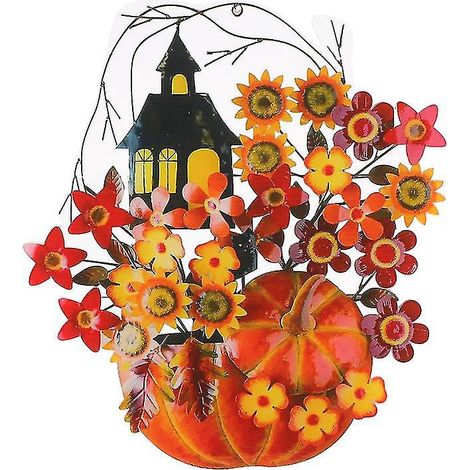 1 künstlicher Kürbis für Halloween-Dekoration